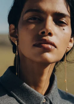 Boucles d'oreilles chaîne Eroz