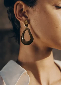 Boucles d'oreilles pendantes Naé