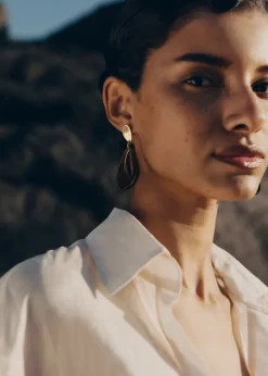 Boucles d'oreilles pendantes Naé